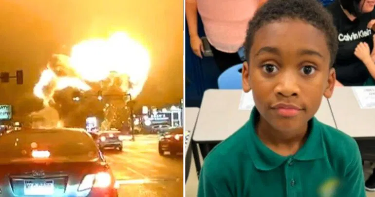 Boy Saves Sister from Falling Debris after the Philadelphia Plane Crash